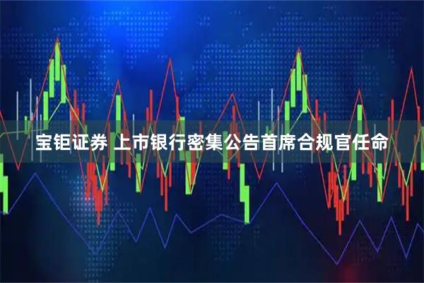 宝钜证券 上市银行密集公告首席合规官任命
