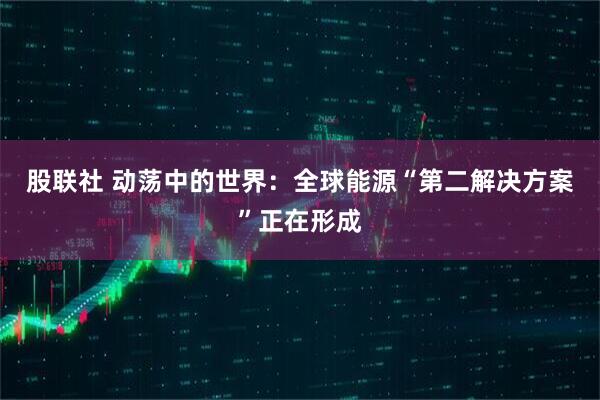 股联社 动荡中的世界：全球能源“第二解决方案”正在形成