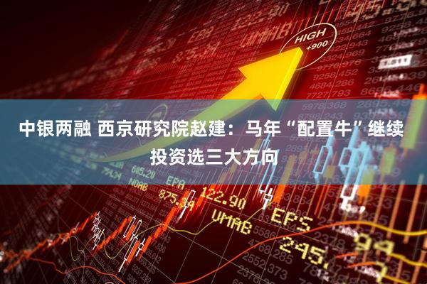 中银两融 西京研究院赵建：马年“配置牛”继续 投资选三大方向