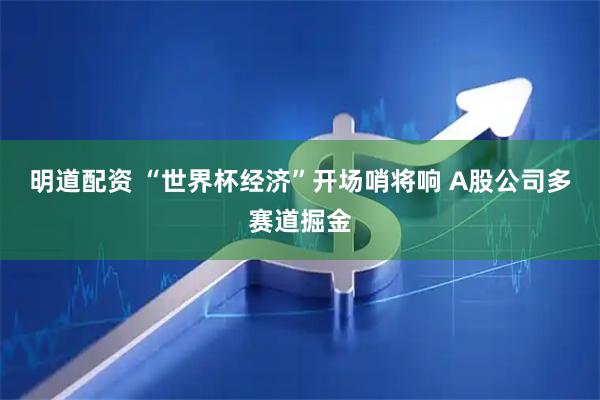 明道配资 “世界杯经济”开场哨将响 A股公司多赛道掘金